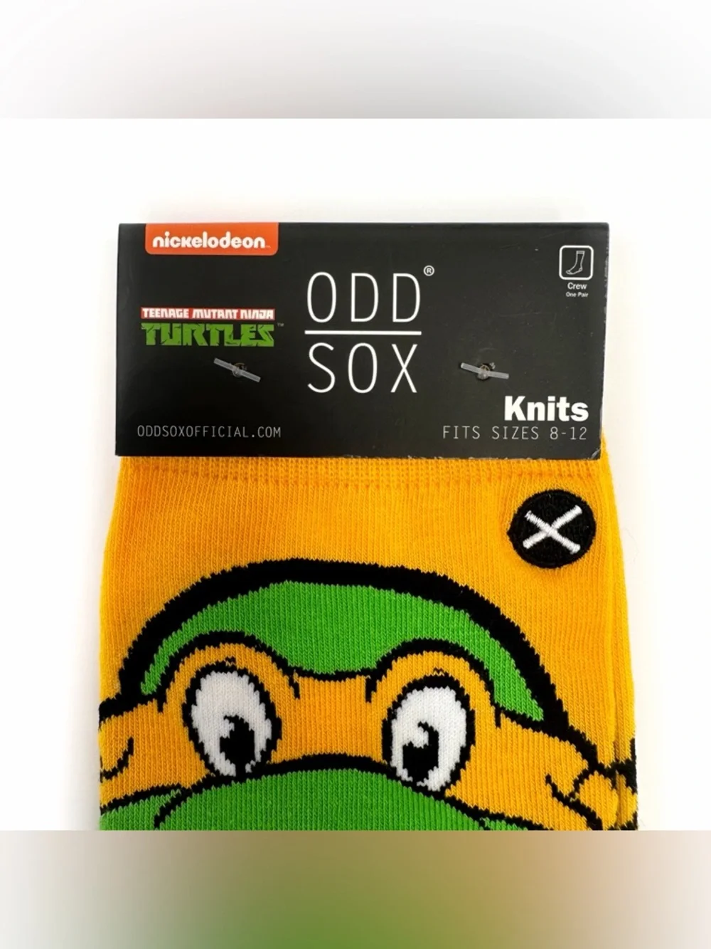 Odd Sox TMNT Crew Socks Bundle 4 Pairs Teenage Mutant Ninja Turtles Krang